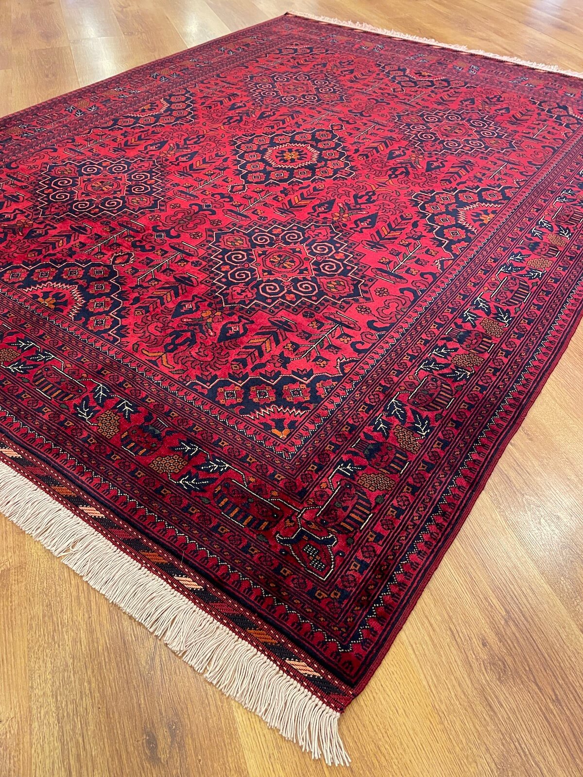 Afghan Bilicik Handwoven Rug – 154X199 by Camel Carpet