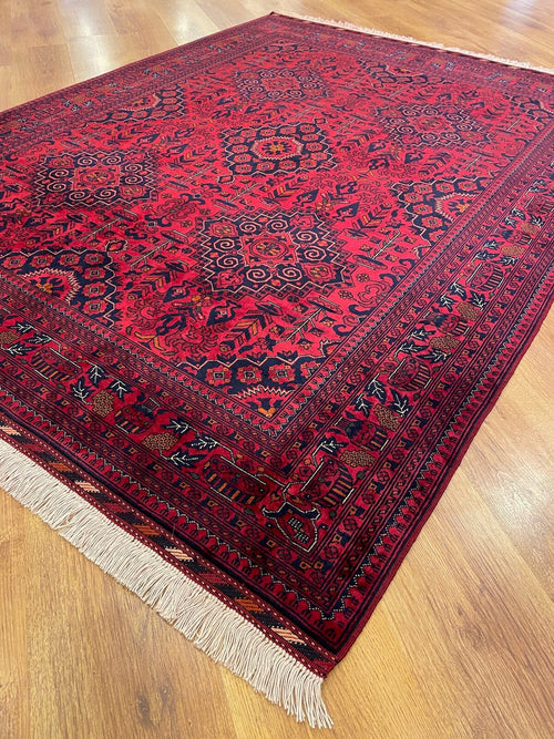 Afghan Bilicik Handwoven Rug – 154X199 by Camel Carpet
