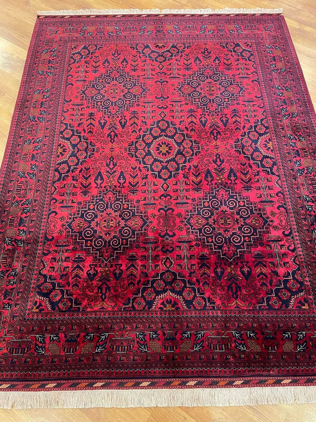 Afghan Bilicik Handwoven Rug – 154X199 by Camel Carpet