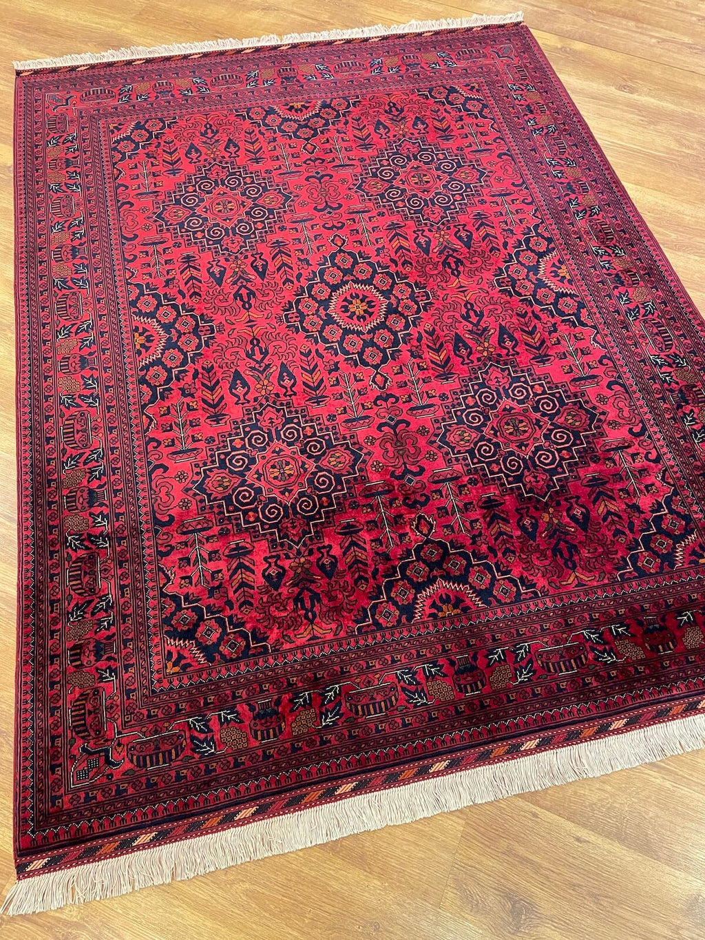 Afghan Bilicik Handwoven Rug – 154X199 by Camel Carpet