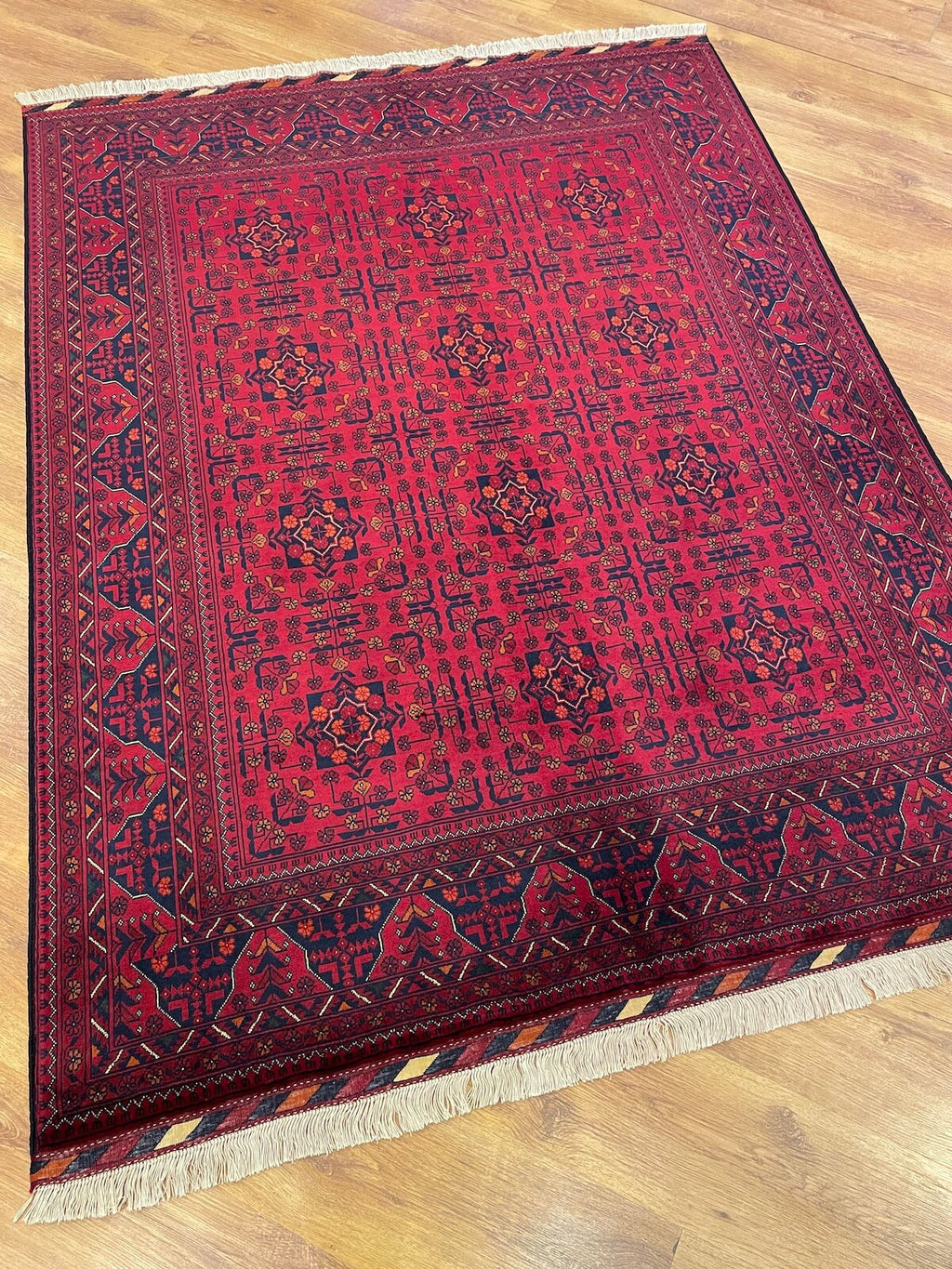 Afghan Bilicik Handwoven Rug – 149X194 by Camel Carpet
