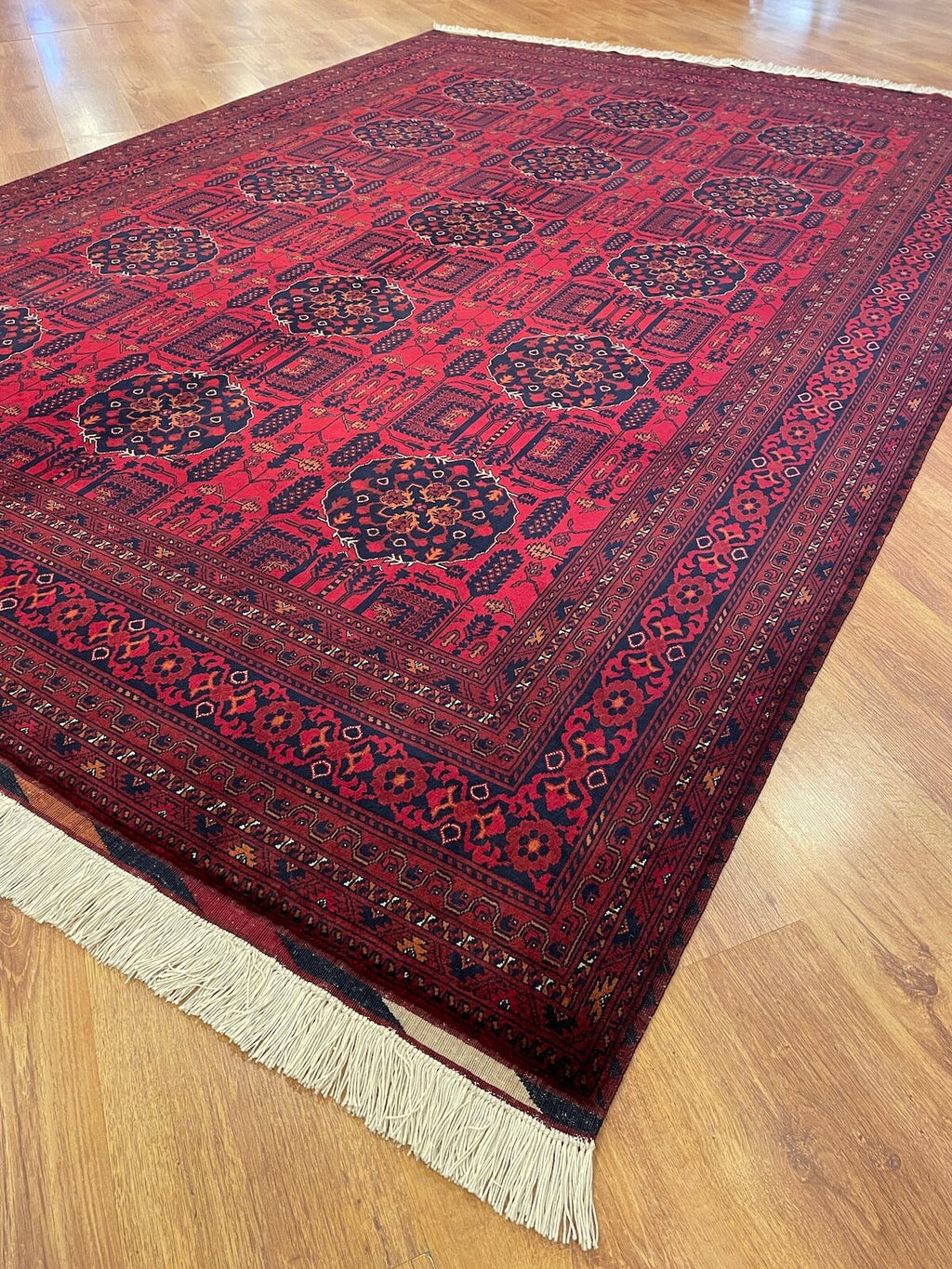 Afghan Bilicik Handwoven Rug – 201X292 by Camel Carpet