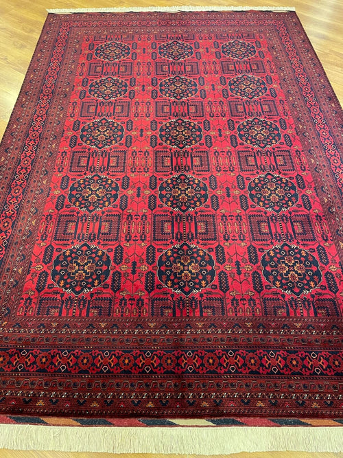 Afghan Bilicik Handwoven Rug – 201X292 by Camel Carpet