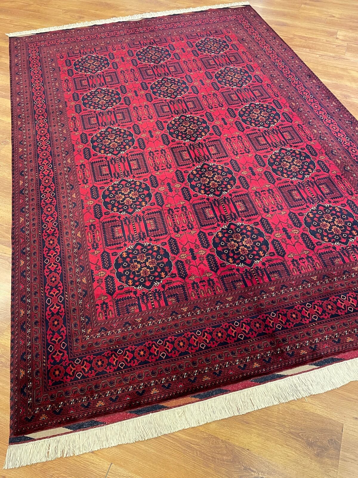 Afghan Bilicik Handwoven Rug – 201X292 by Camel Carpet
