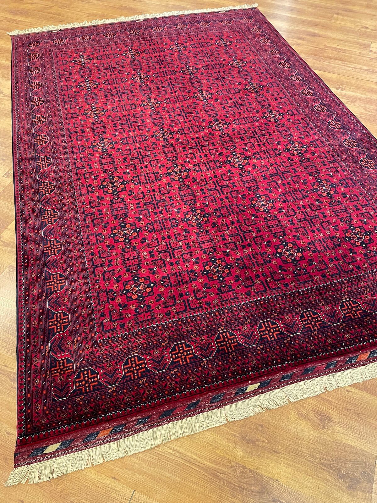 Afghan Bilicik Handwoven Rug – 202X295 by Camel Carpet