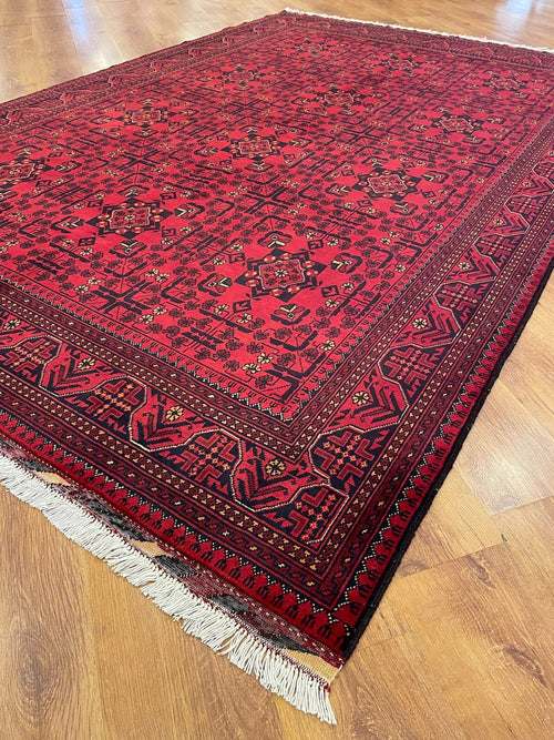 Afghan Khamyap Handwoven Rug – 200X293 by Camel Carpet