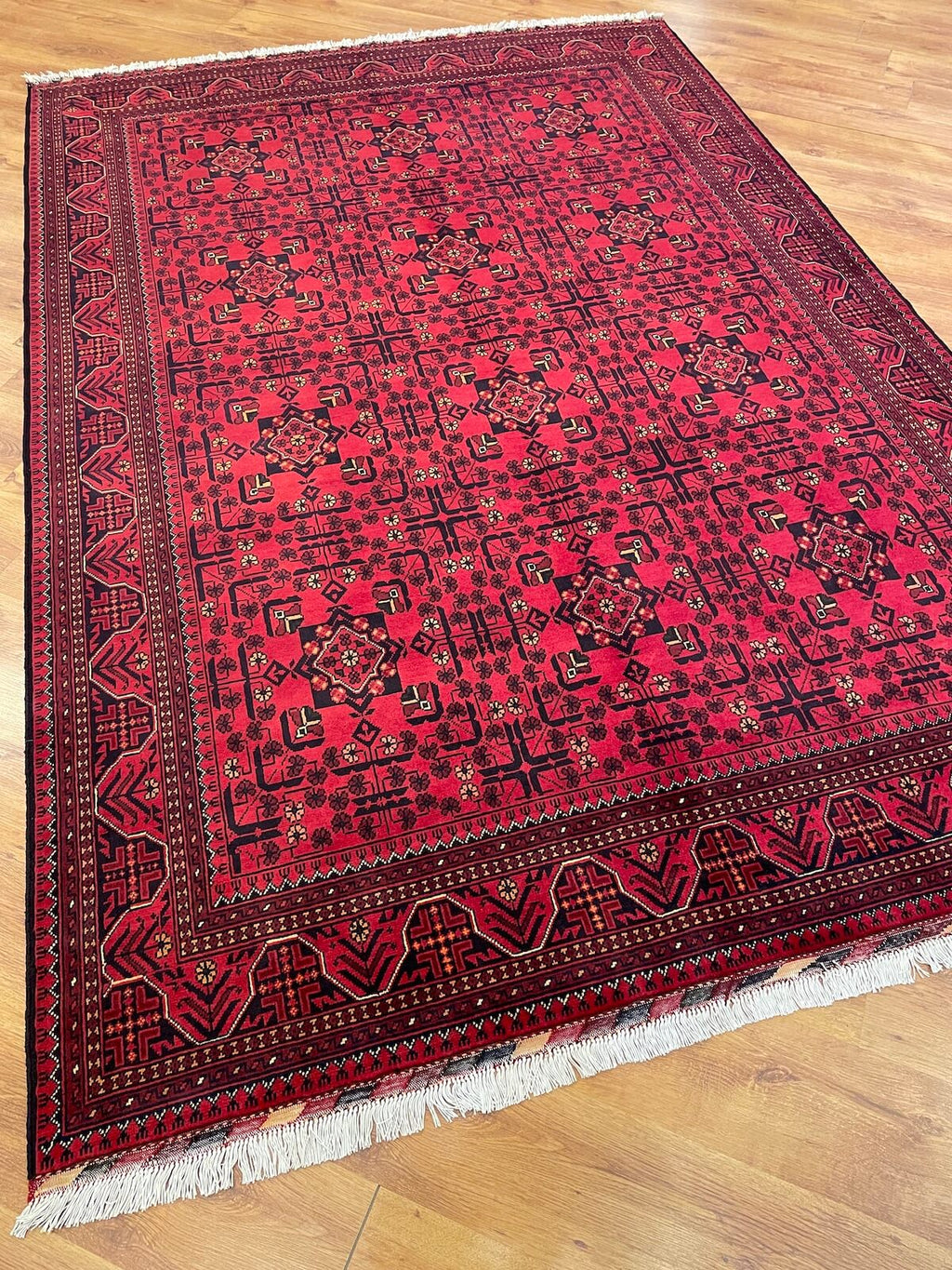 Afghan Khamyap Handwoven Rug – 200X293 by Camel Carpet