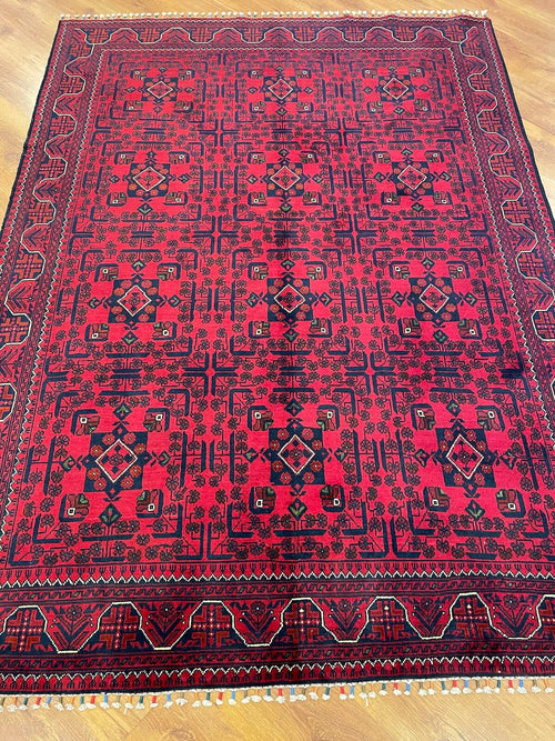 Afghan Khamyap Handwoven Rug – 167X227 by Camel Carpet