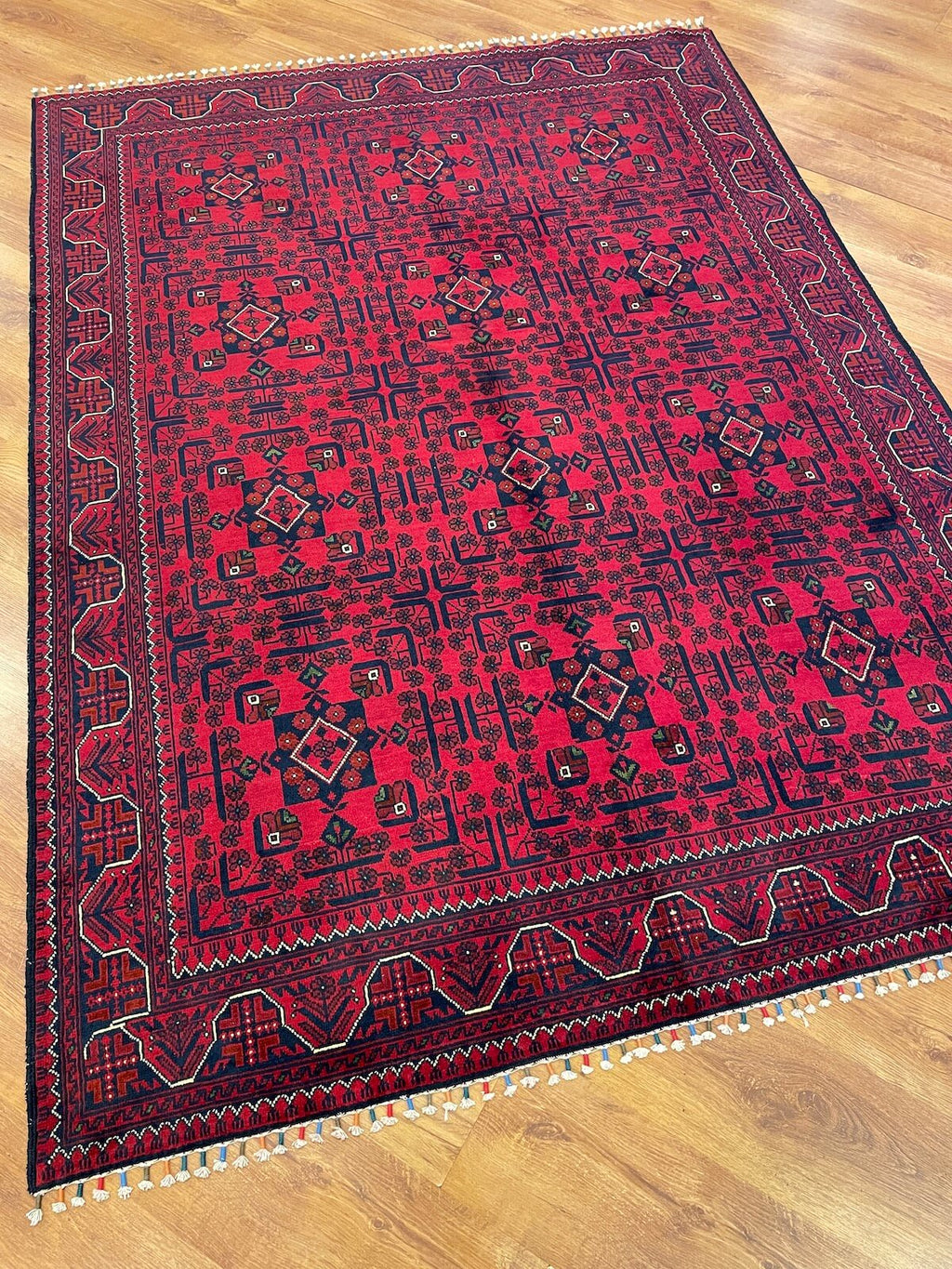 Afghan Khamyap Handwoven Rug – 167X227 by Camel Carpet