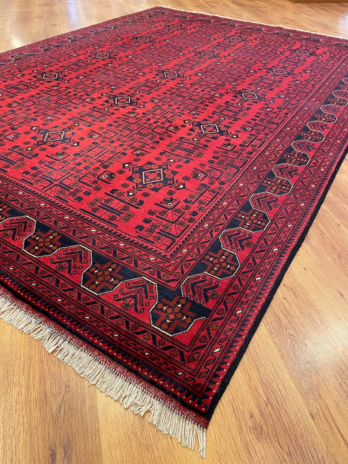 Afghan Khamyap Handwoven Rug – 199X285 by Camel Carpet