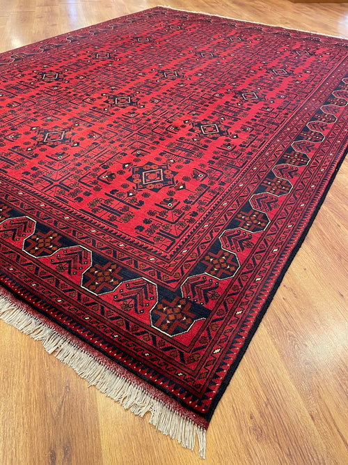 Afghan Khamyap Handwoven Rug – 199X285 by Camel Carpet