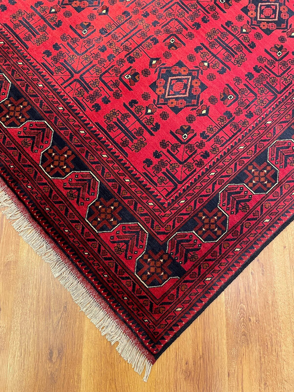 Afghan Khamyap Handwoven Rug – 199X285 by Camel Carpet