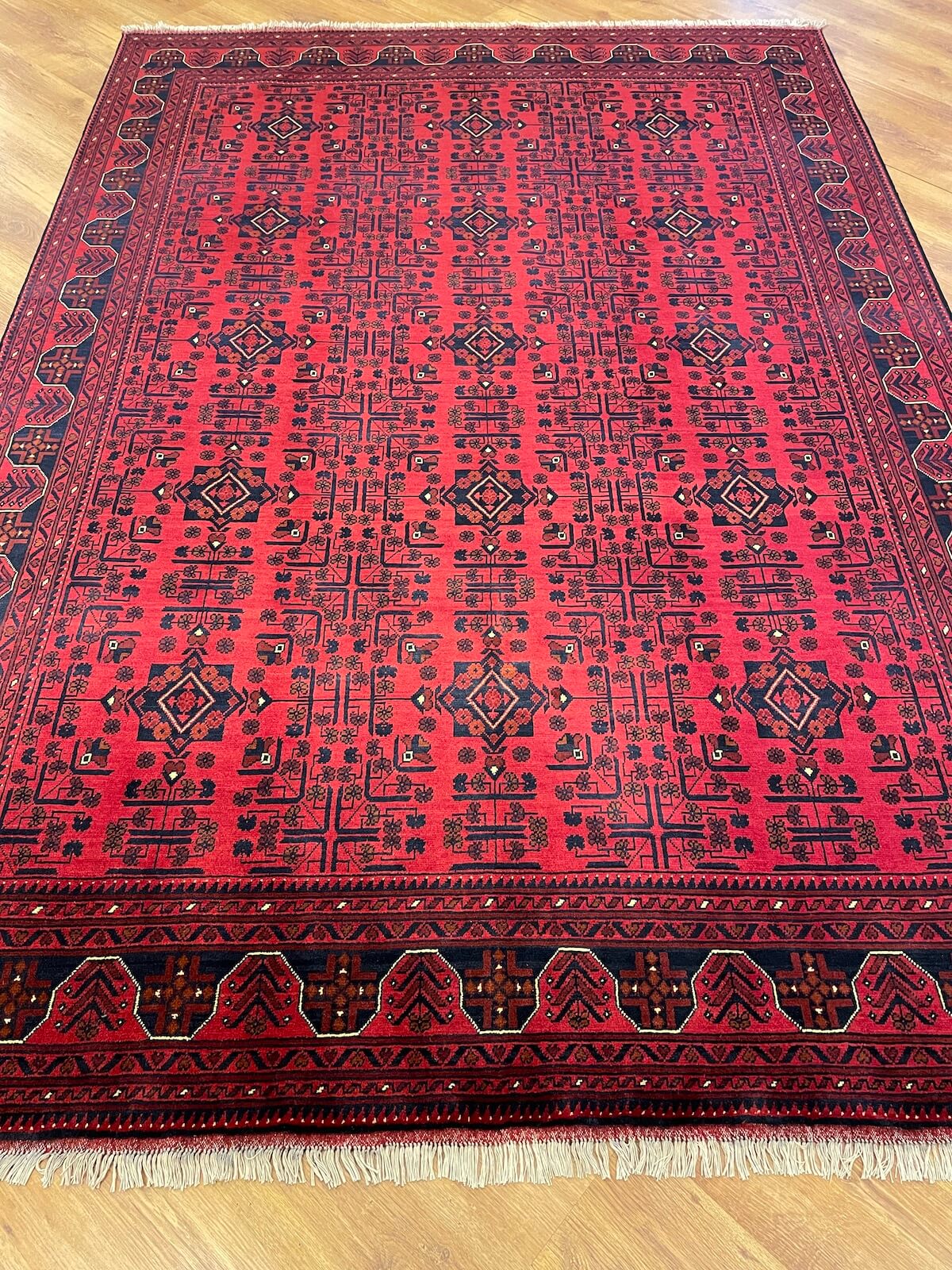 Afghan Khamyap Handwoven Rug – 199X285 by Camel Carpet