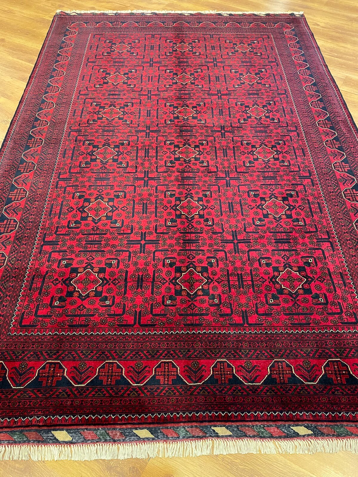 Afghan Khamyap Handwoven Rug – 200X300 by Camel Carpet