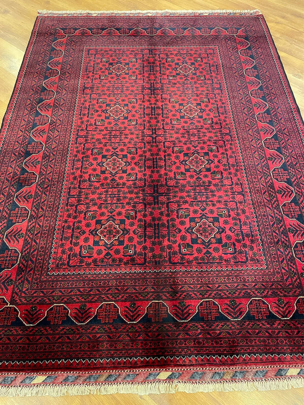 Afghan Khamyap Handwoven Rug – 170X234 by Camel Carpet