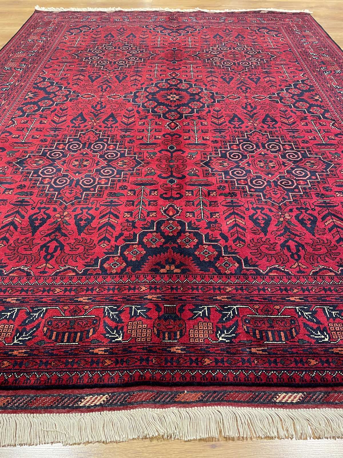 Afghan Bilicik Handwoven Rug – 150X199 by Camel Carpet