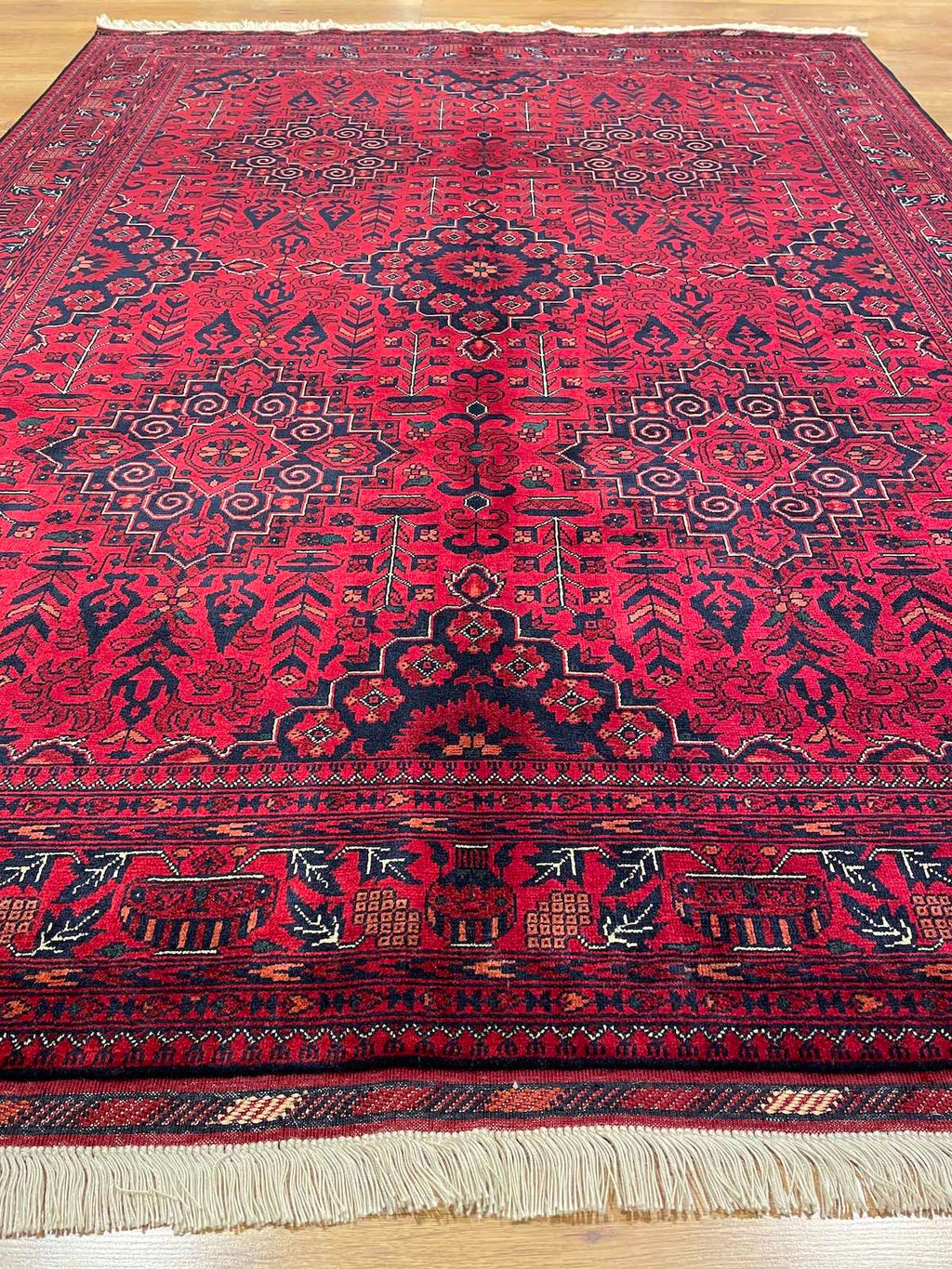 Afghan Bilicik Handwoven Rug – 150X199 by Camel Carpet