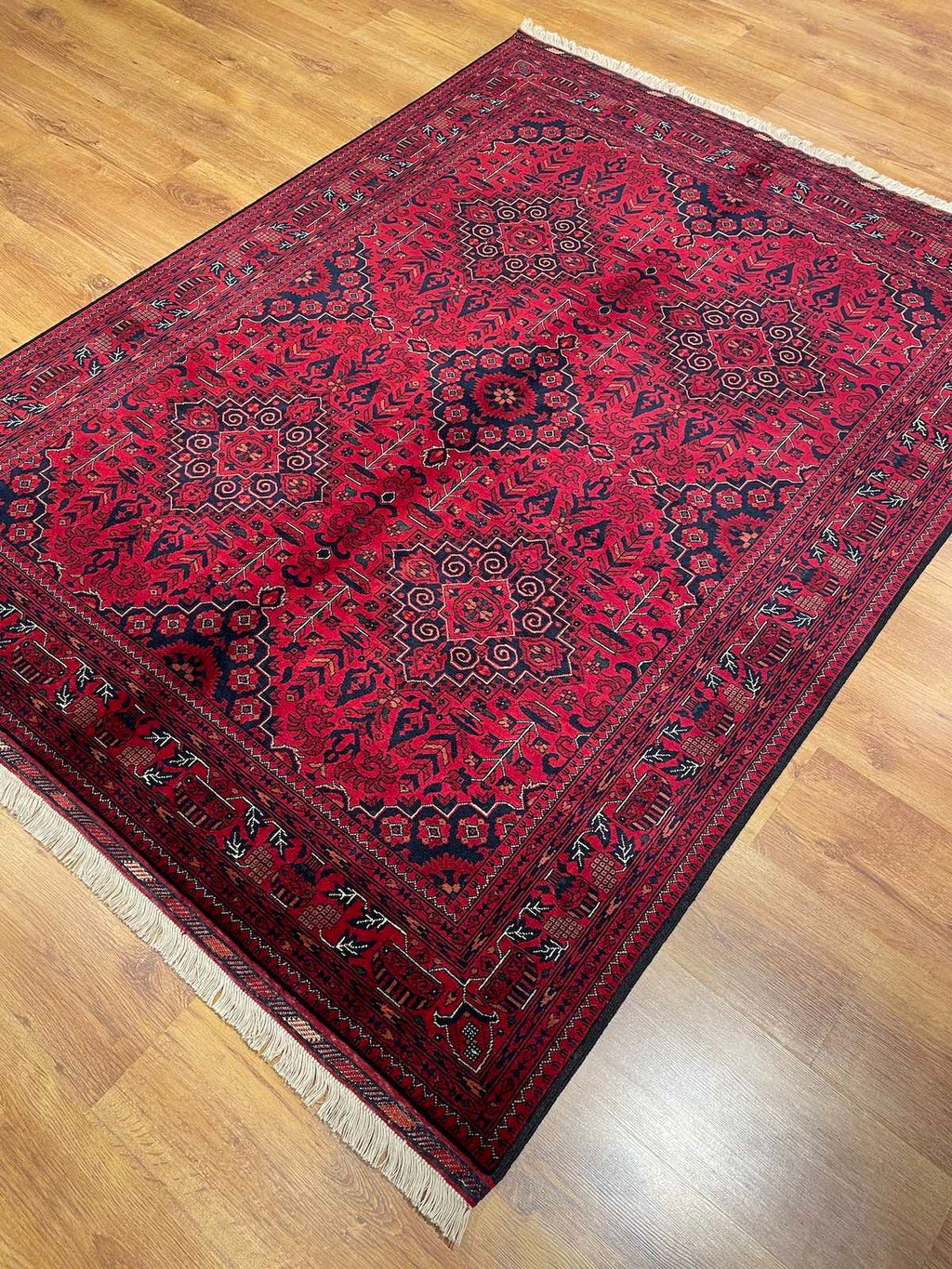 Afghan Bilicik Handwoven Rug – 150X199 by Camel Carpet