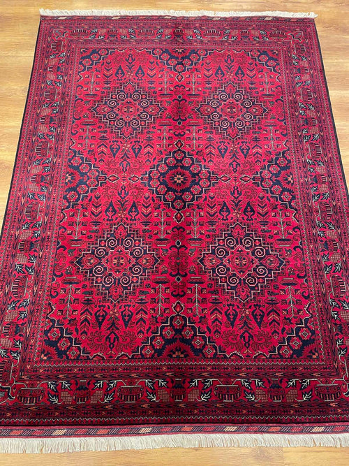 Afghan Bilicik Handwoven Rug – 150X199 by Camel Carpet