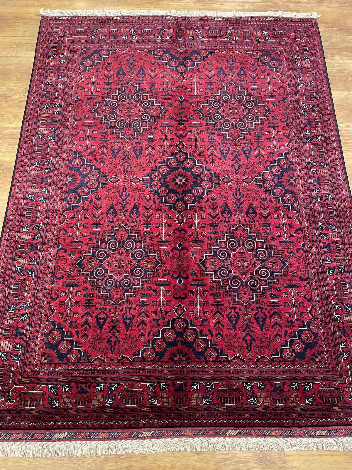 Afghan Bilicik Handwoven Rug – 150X199 by Camel Carpet