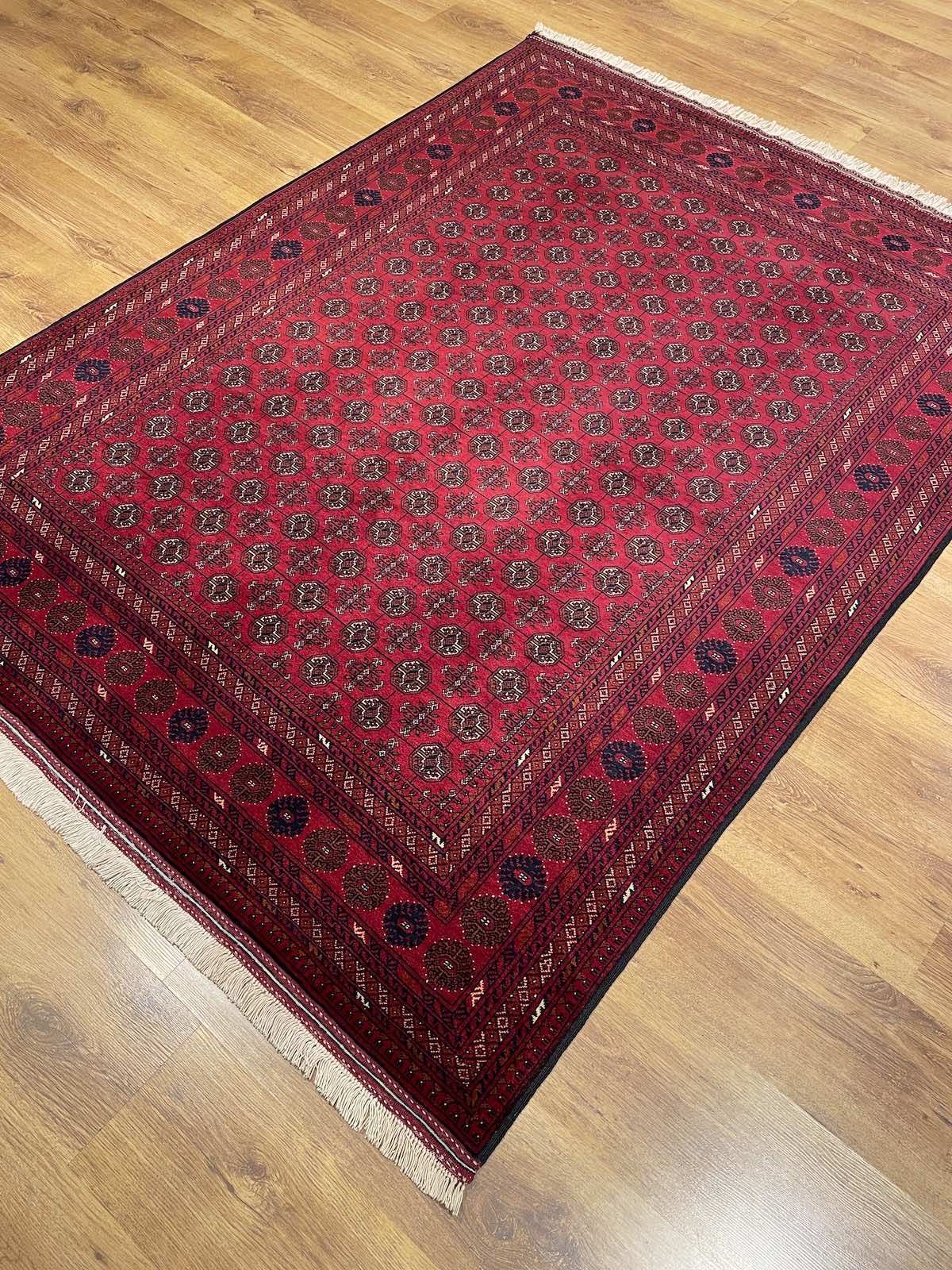 Afghan Bilicik Handwoven Rug – 147X198 by Camel Carpet