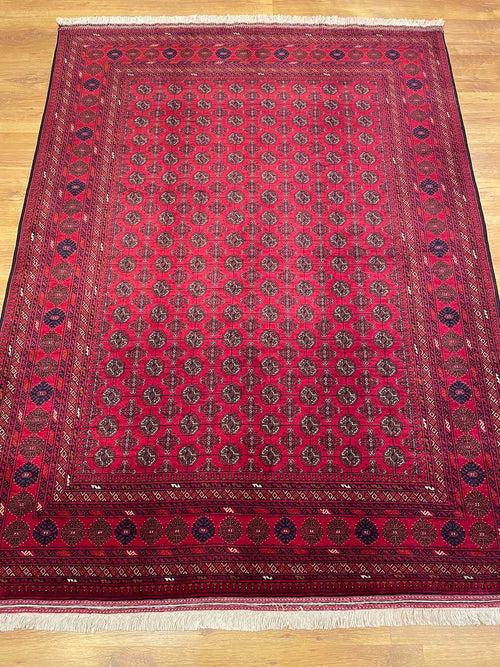 Afghan Bilicik Handwoven Rug – 147X198 by Camel Carpet