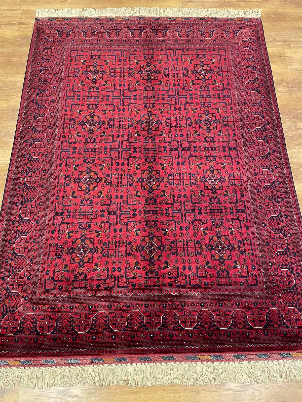 Afghan Bilicik Handwoven Rug – 150X201 by Camel Carpet