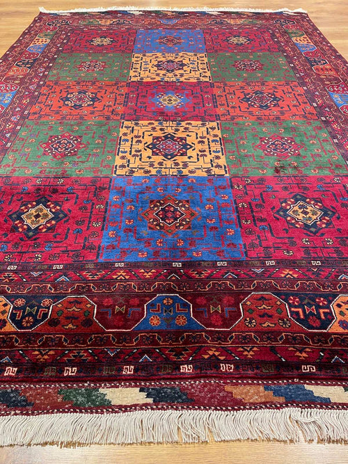 Afghan Bilicik Handwoven Rug – 153X207 by Camel Carpet