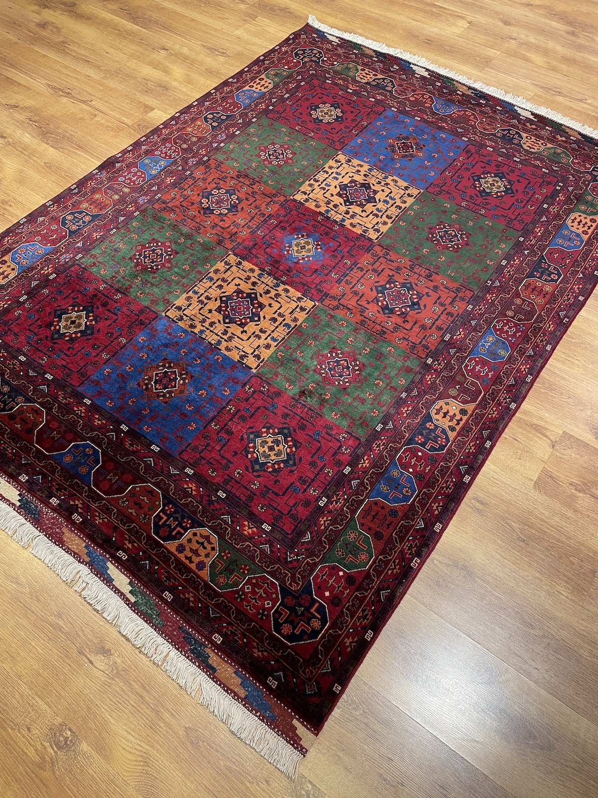 Afghan Bilicik Handwoven Rug – 153X207 by Camel Carpet