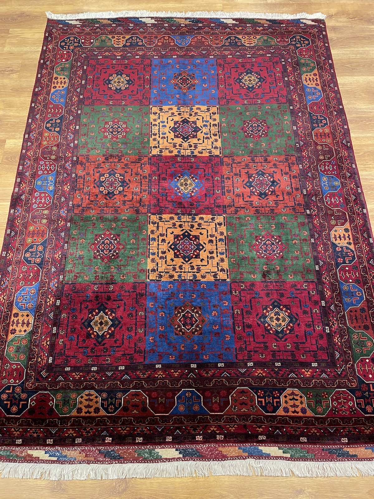 Afghan Bilicik Handwoven Rug – 153X207 by Camel Carpet