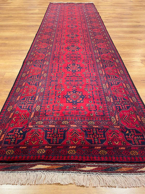 Afghan Bilicik Handwoven Runner Rug by Camel Carpet