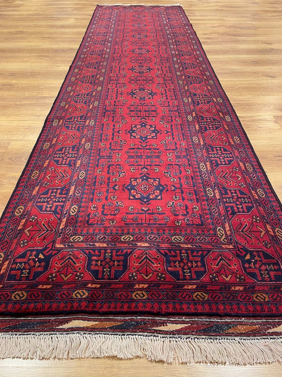 Afghan Bilicik Handwoven Runner Rug by Camel Carpet