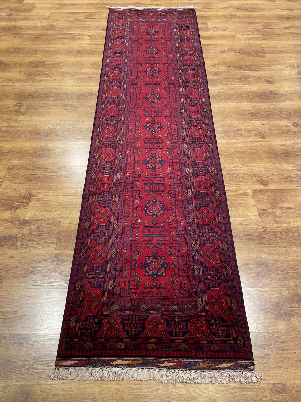 Afghan Bilicik Handwoven Runner Rug by Camel Carpet