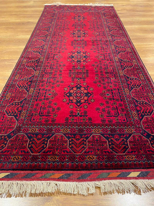Afghan Bilicik Handwoven Runner Rug – 80X195 by Camel Carpet