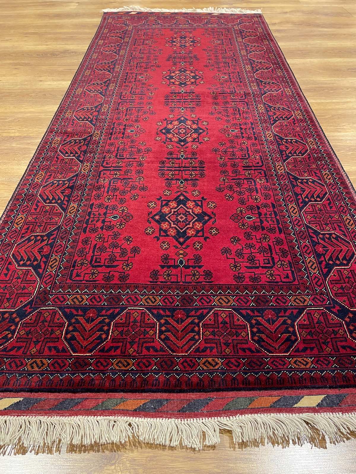 Afghan Bilicik Handwoven Runner Rug – 80X195 by Camel Carpet
