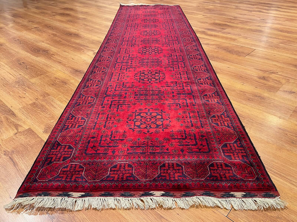 Afghan Bilicik Handwoven Runner Rug – 82X292 by Camel Carpet