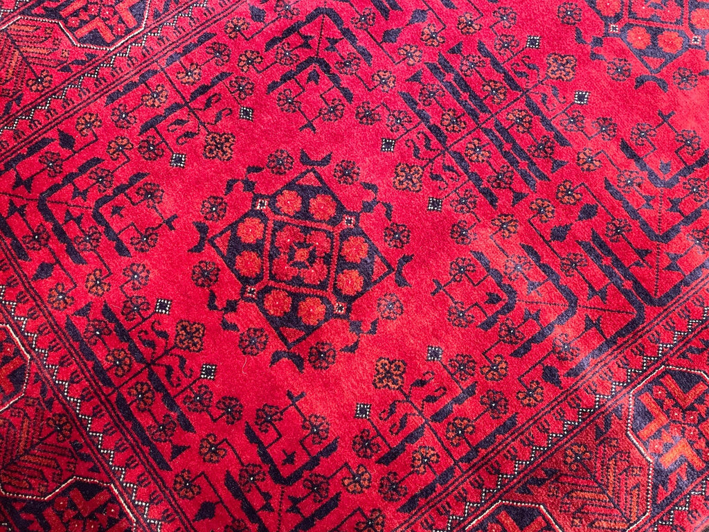 Afghan Bilicik Handwoven Runner Rug – 82X292 by Camel Carpet