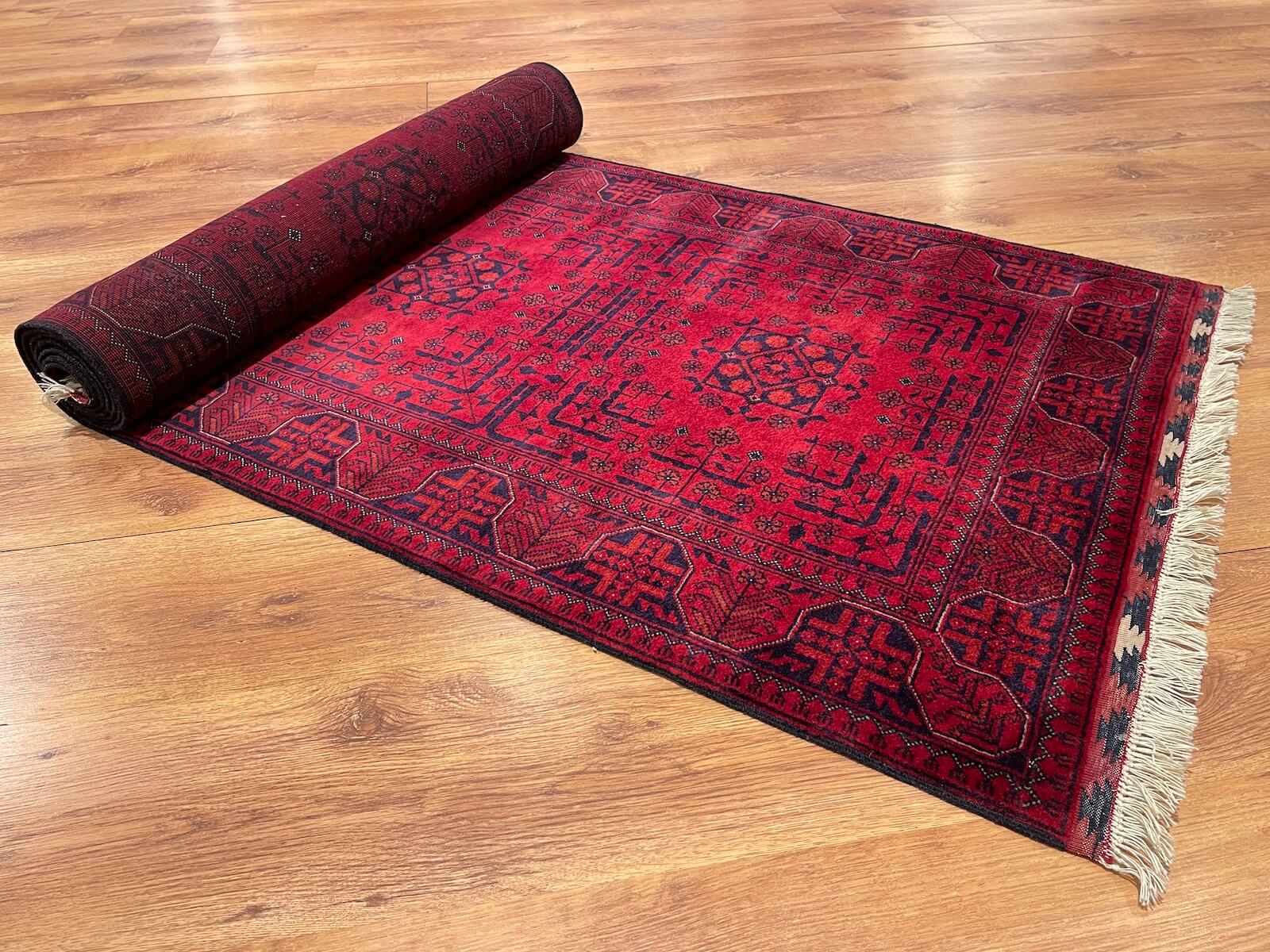 Afghan Bilicik Handwoven Runner Rug – 82X292 by Camel Carpet