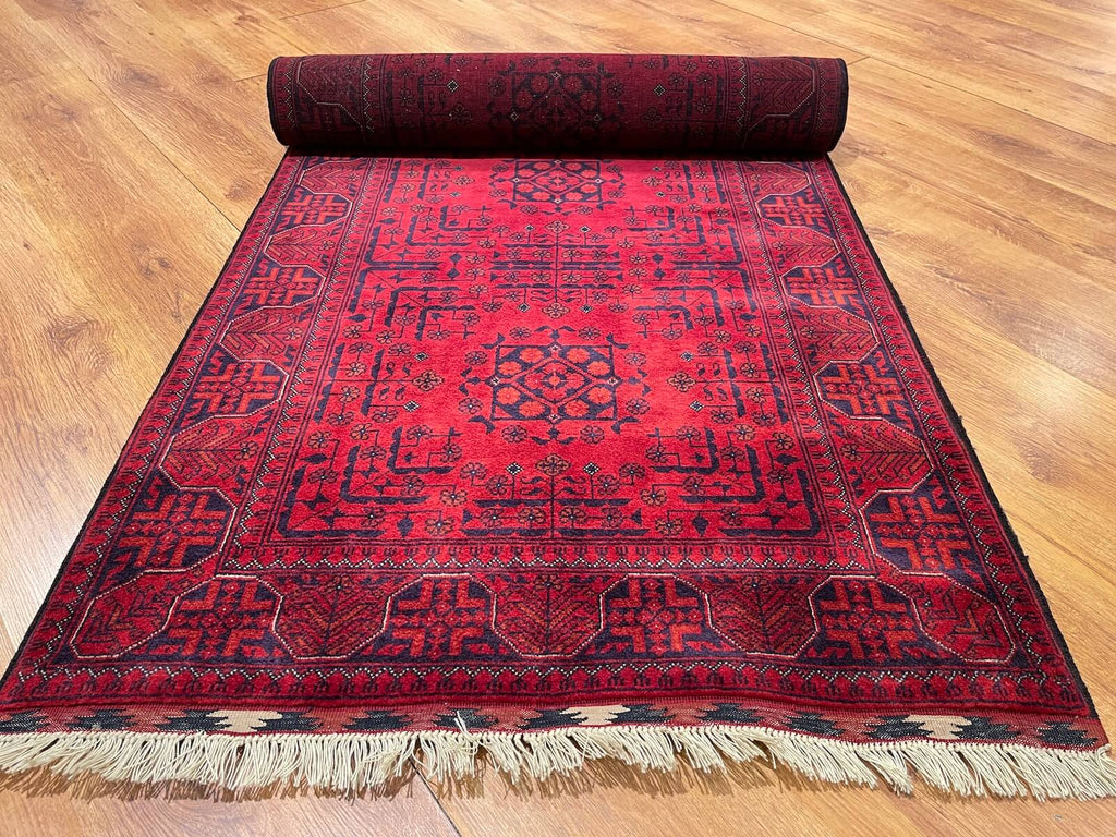 Afghan Bilicik Handwoven Runner Rug – 82X292 by Camel Carpet