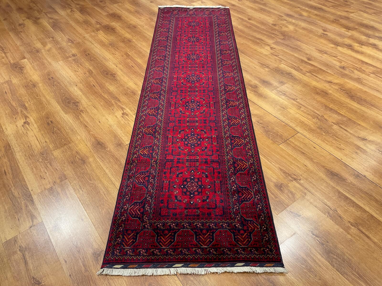 Afghan Bilicik Handwoven Runner Rug – 82X294 by Camel Carpet