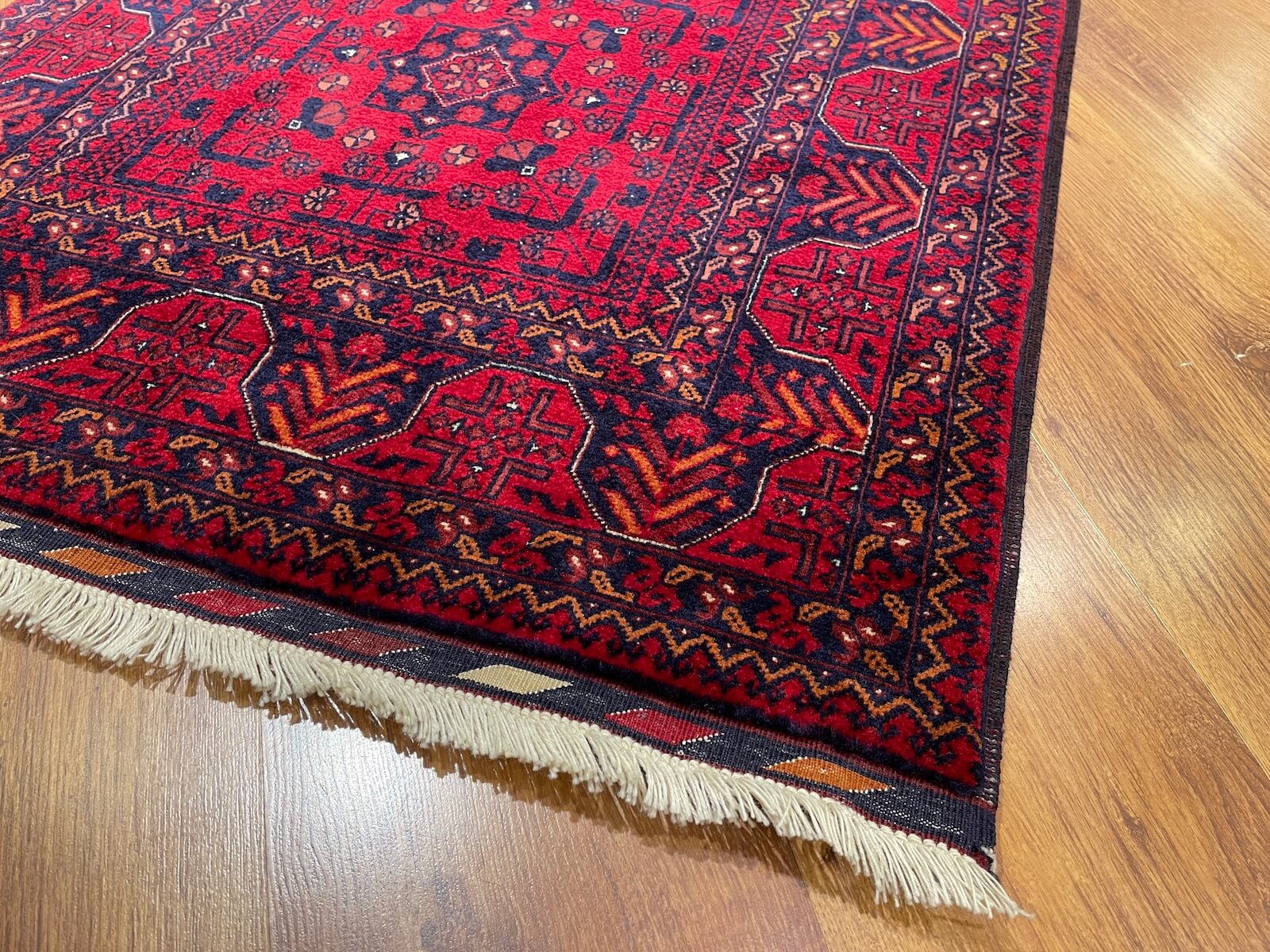 Afghan Bilicik Handwoven Runner Rug – 82X294 by Camel Carpet