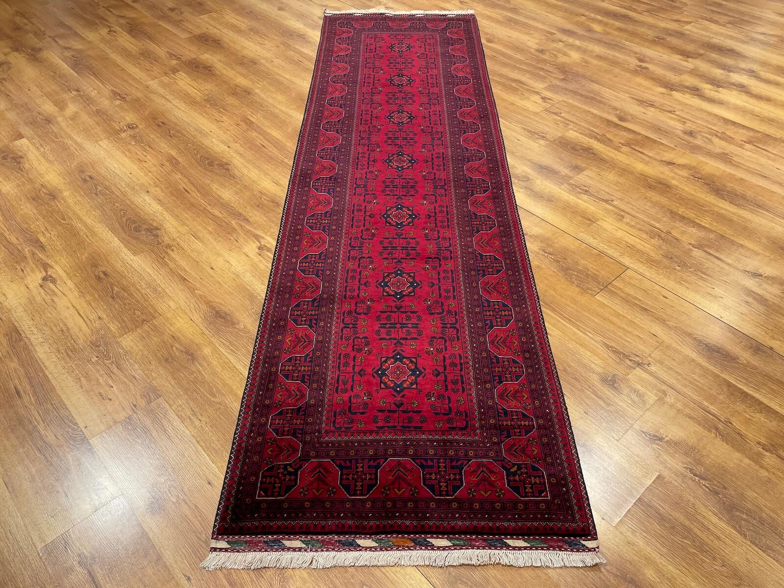 Afghan Bilicik Handwoven Runner Rug – 82X298 by Camel Carpet