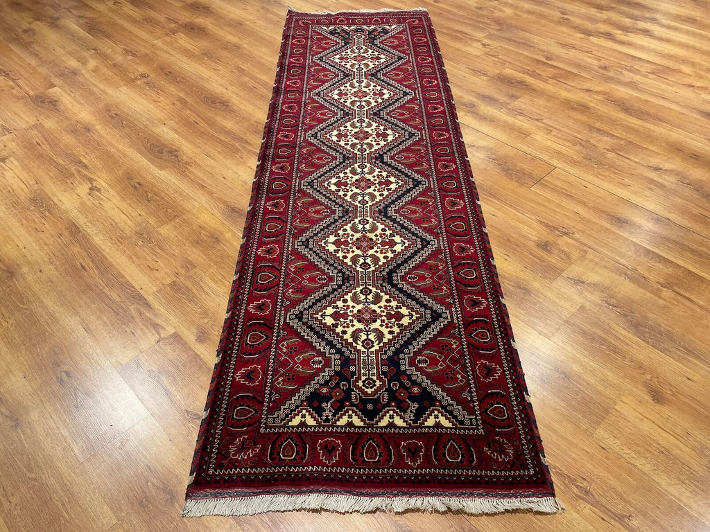 Afghan Bilicik Handwoven Runner Rug – 86X286 by Camel Carpet
