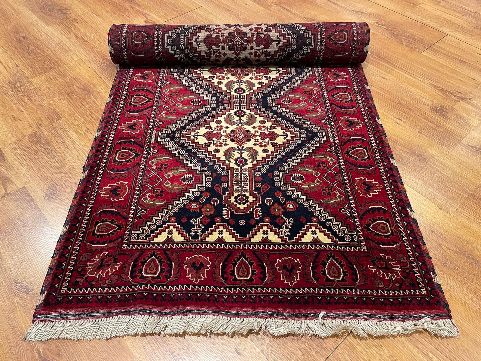 Afghan Bilicik Handwoven Runner Rug – 86X286 by Camel Carpet