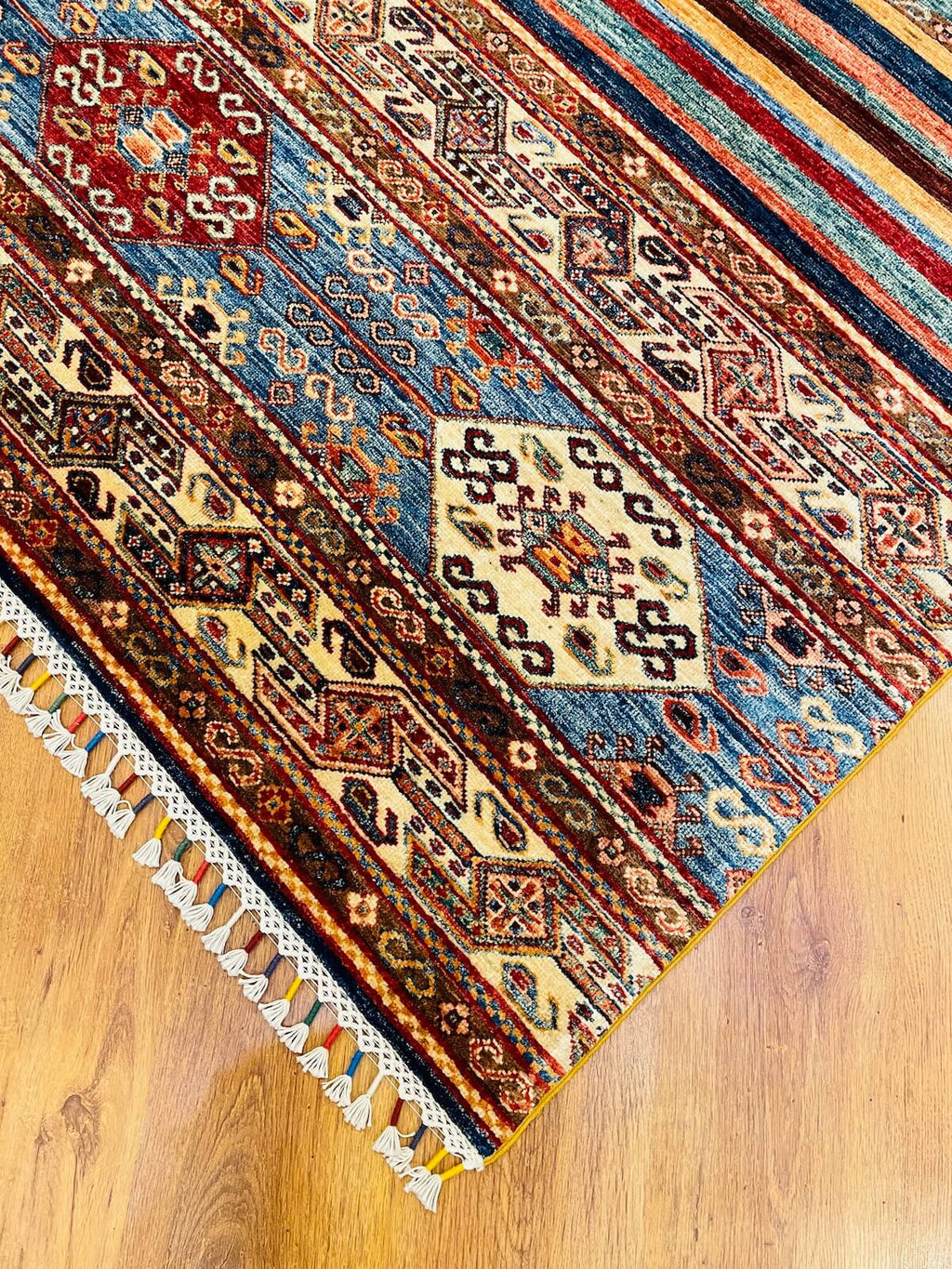 Afghan Binbirgece Handwoven Rug – 073928 by Camel Carpet
