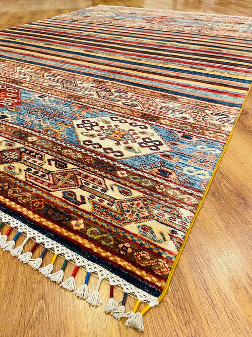 Afghan Binbirgece Handwoven Rug – 073928 by Camel Carpet