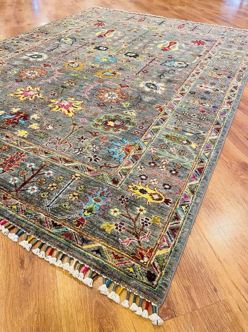 Afghan Binbirgece Handwoven Rug – 174X245 by Camel Carpet
