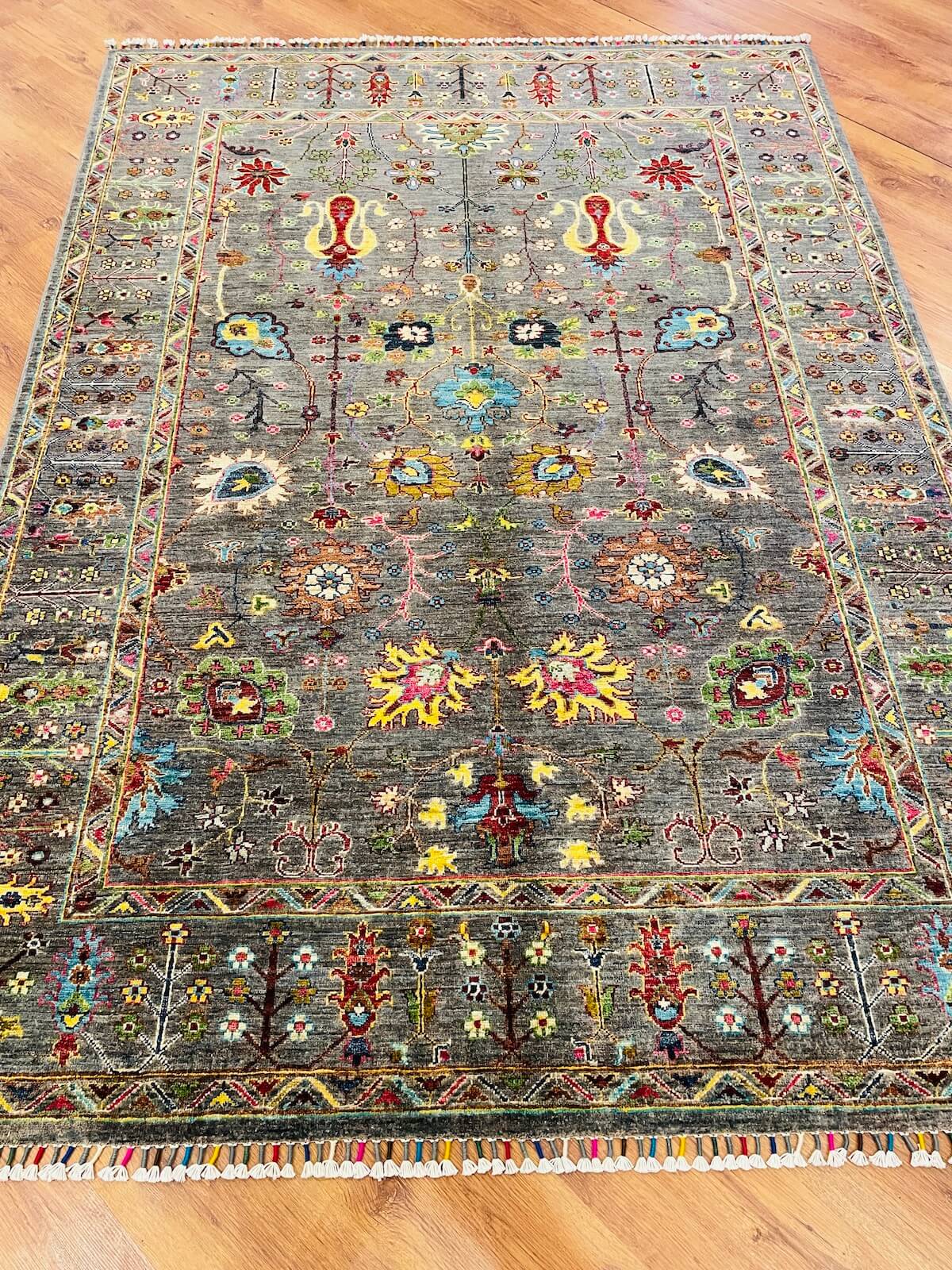 Afghan Binbirgece Handwoven Rug – 174X245 by Camel Carpet