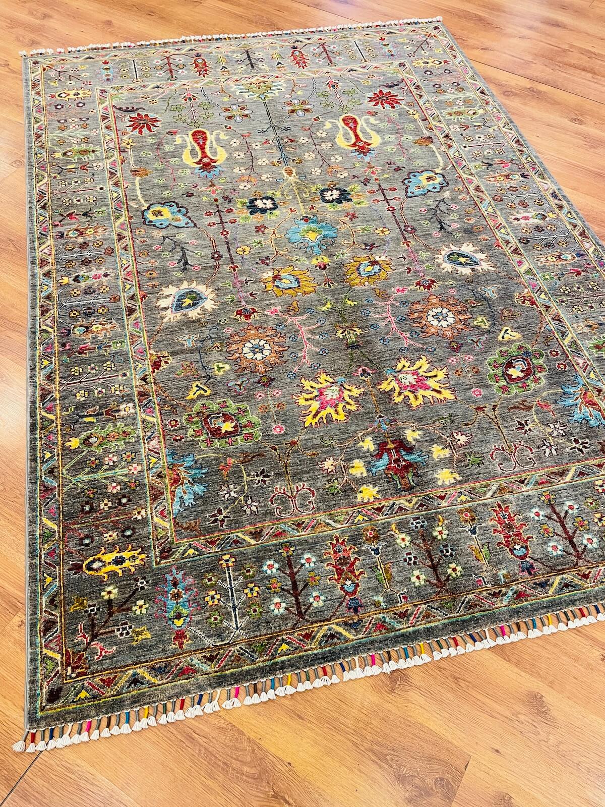 Afghan Binbirgece Handwoven Rug – 174X245 by Camel Carpet