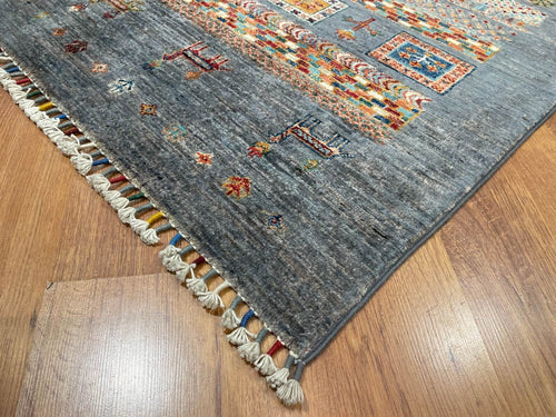 Afghan Binbirgece Handwoven Rug by Camel Carpet